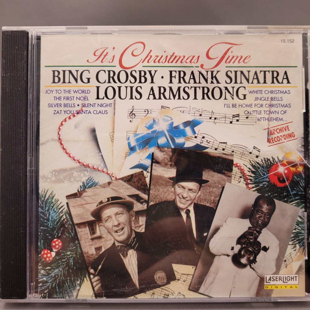 It's Christmas Time by Bing Crosby, Frank Sinatra, Louis Armstrong (CD, 1998)